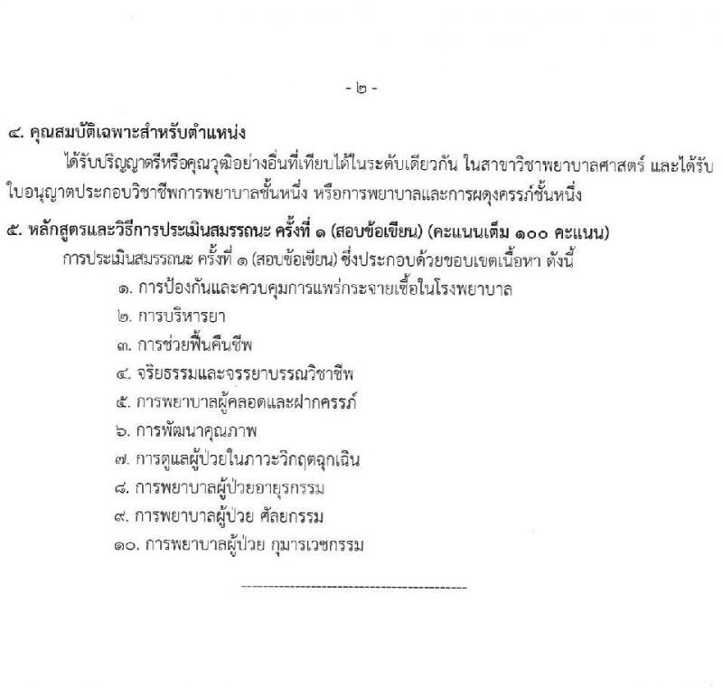 สำนักงานสาธารณสุขจังหวัดเชียงราย รับสมัครสอบแข่งขันเพื่อบรรจุและแต่งตั้งบุคคลเข้ารับราชการ 7 ตำแหน่ง 12 อัตรา (วุฒิ ประกาศนียบัตรวิชาชีพ ทางการแพทย์พยาบาล ป.ตรี) รับสมัครสอบด้วยตนเอง ตั้งแต่วันที่ 29 พ.ค. - 5 มิ.ย. 2567 หน้าที่ 20