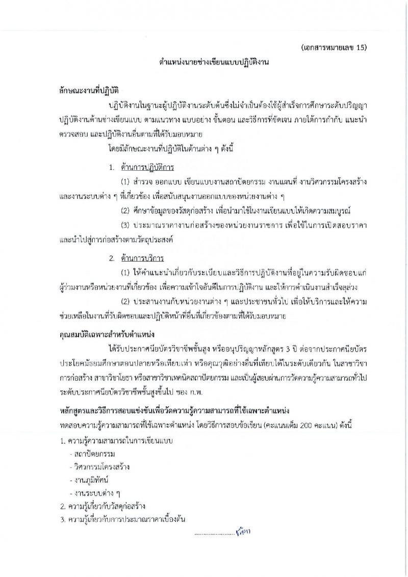 กรมศิลปากร รับสมัครสอบแข่งขันเพื่อบรรจุและแต่งตั้งบุคคลเข้ารับราชการ ครั้งที่ 1/2567 จำนวน 11 ตำแหน่ง ครั้งแรก 39 อัตรา (วุฒิ ปวส.หรือเทียบเท่า ป.ตรี) รับสมัครสอบทางอินเทอร์เน็ต ตั้งแต่วันที่ 17 มิ.ย. - 9 ก.ค. 2567 หน้าที่ 28