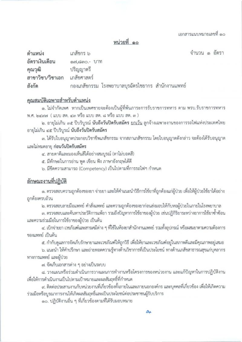 การรถไฟแห่งประเทศไทย รับสมัครสอบแข่งขันเพื่อบรรจุและแต่งตั้งบุคคลเข้ารับราชการ 27 อัตรา (วุฒิ ป.ตรี) รับสมัครสอบทางอินเทอร์เน็ต ตั้งแต่วันที่ 1-10 ก.ค. 2567 หน้าที่ 18