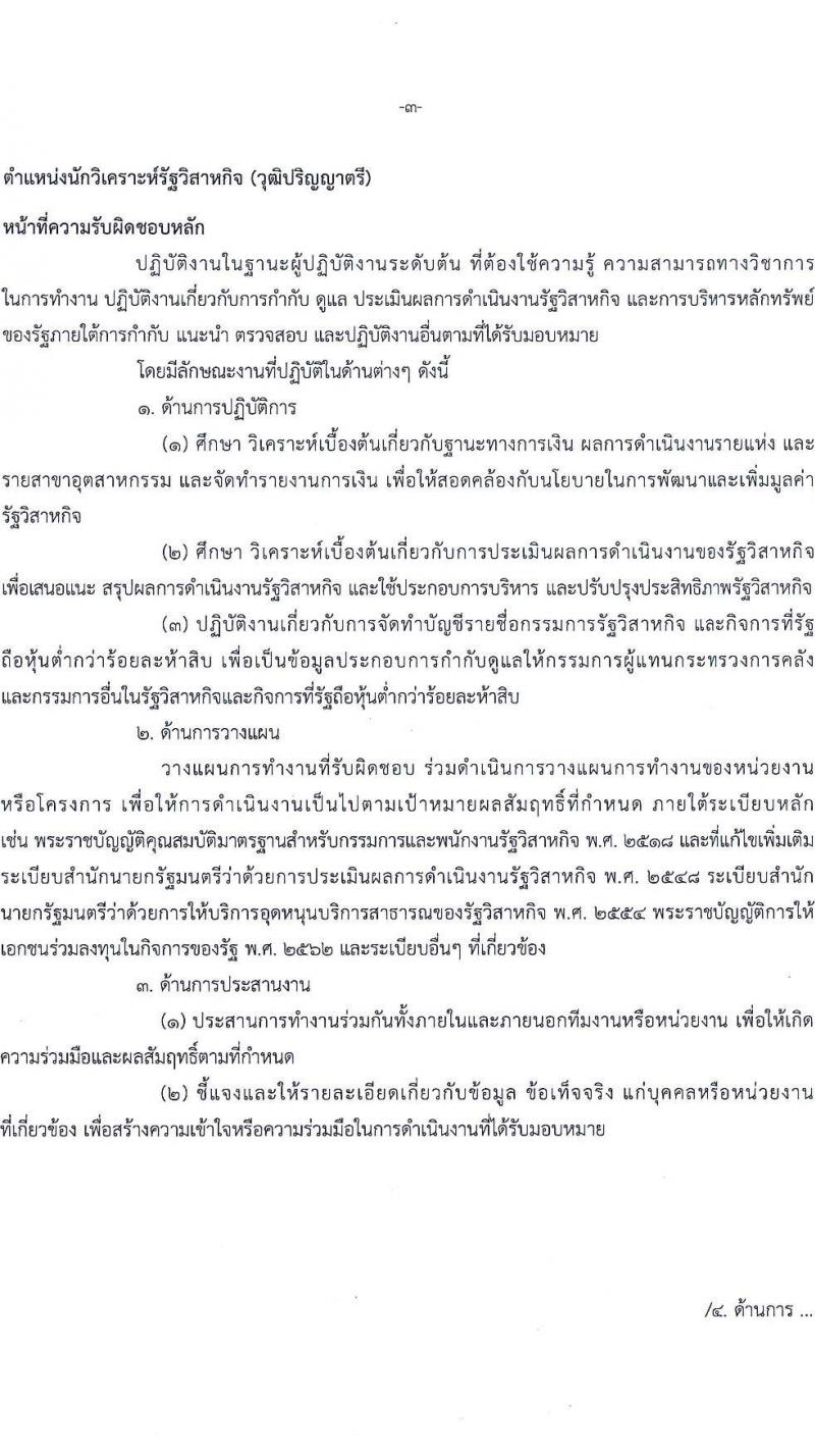 สำนักงานคณะกรรมการนโยบายรัฐวิสาหกิจ รับสมัครคัดเลือกบุคคลเพื่อเป็นลูกจ้างชั่วคราว 8 ตำแหน่ง 16  อัตรา (วุฒิ ม.ต้น ม.ปลาย ปวช. ปวส. ป.ตรี ป.โท) รับสมัครสอบทางอินเทอร์เน็ต ตั้งแต่วันที่ 9-29 ส.ค. 2567 หน้าที่ 8