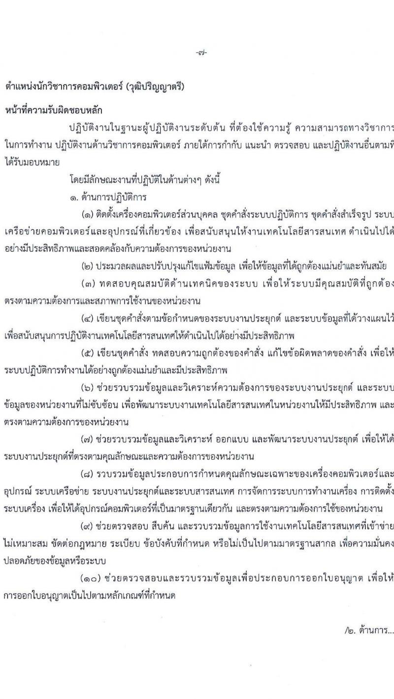 สำนักงานคณะกรรมการนโยบายรัฐวิสาหกิจ รับสมัครคัดเลือกบุคคลเพื่อเป็นลูกจ้างชั่วคราว 8 ตำแหน่ง 16  อัตรา (วุฒิ ม.ต้น ม.ปลาย ปวช. ปวส. ป.ตรี ป.โท) รับสมัครสอบทางอินเทอร์เน็ต ตั้งแต่วันที่ 9-29 ส.ค. 2567 หน้าที่ 12