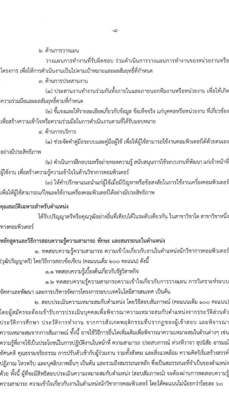 สำนักงานคณะกรรมการนโยบายรัฐวิสาหกิจ รับสมัครคัดเลือกบุคคลเพื่อเป็นลูกจ้างชั่วคราว 8 ตำแหน่ง 16  อัตรา (วุฒิ ม.ต้น ม.ปลาย ปวช. ปวส. ป.ตรี ป.โท) รับสมัครสอบทางอินเทอร์เน็ต ตั้งแต่วันที่ 9-29 ส.ค. 2567 หน้าที่ 13