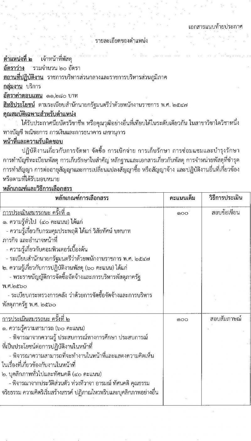 กรมคุมประพฤติ รับสมัครบุคคลเพื่อเลือกสรรเป็นพนักงานราชการ 3 ตำแหน่ง ครั้งแรก 32 อัตรา (วุฒิ ปวส.หรือเทียบเท่า ป.ตรี) รับสมัครสอบทางอินเทอร์เน็ต ตั้งแต่วันที่ 17-26 ส.ค. 2567 หน้าที่ 9