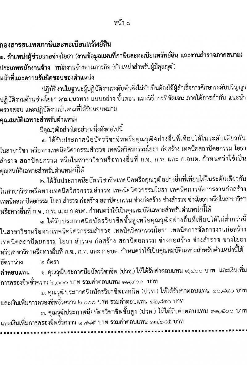 เทศบาลนครนนทบุรี รับสมัครสรรหาและเลือกสรรบุคคลเพื่อจ้างเป็นพนักงานจ้าง 12 ตำแหน่ง 53 อัตรา (วุฒิ บางตำแหน่งไม่กำหนดวุฒิ, วุฒิ ปวช. ป.ตรี) รับสมัครสอบด้วยตนเอง ตั้งแต่วันที่ 23 ส.ค. - 12 ก.ย. 2567 หน้าที่ 15