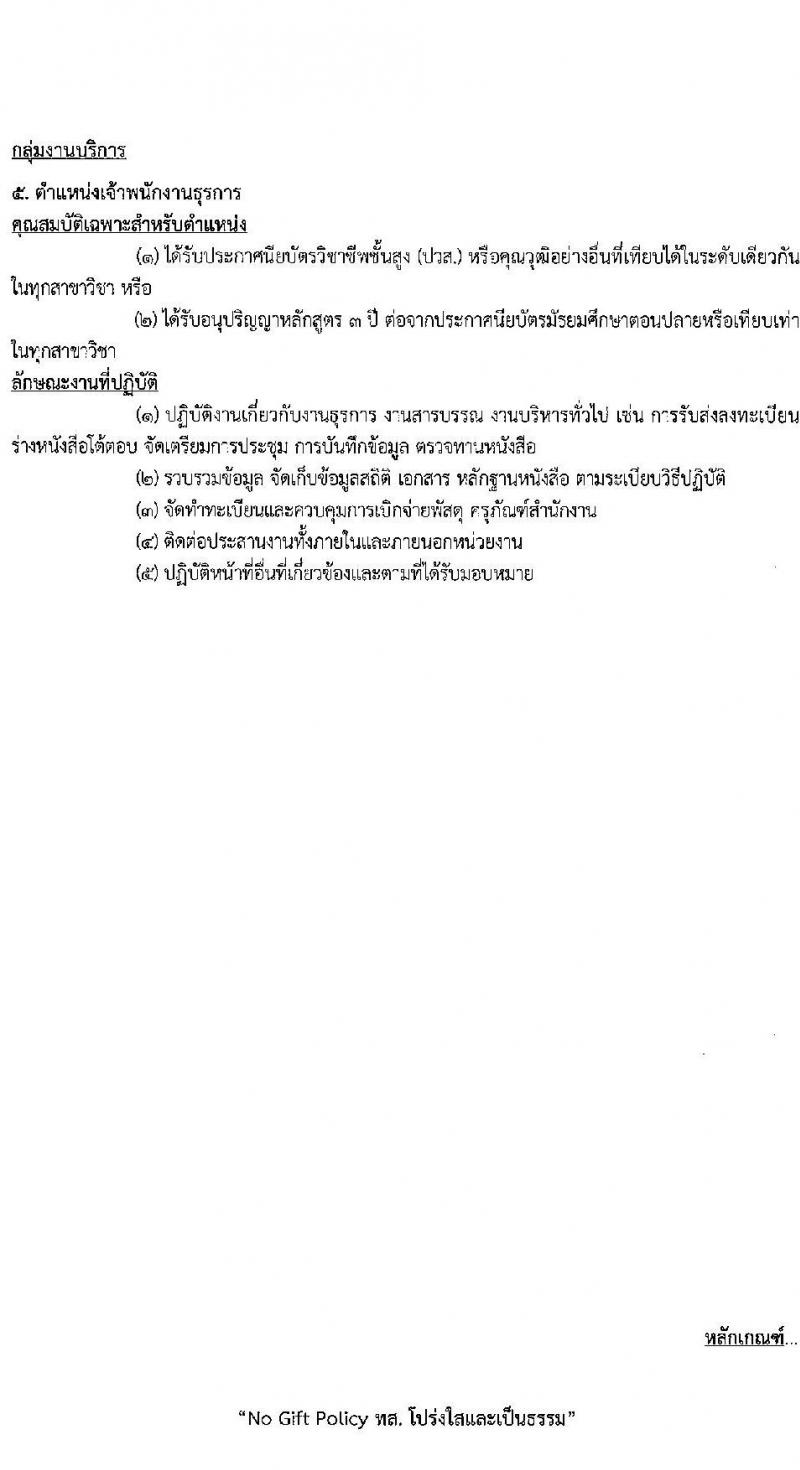 กรมทรัพยากรน้ำ รับสมัครบุคคลเพื่อเลือกสรรเป็นพนักงานราชการ 5 ตำแหน่ง ครั้งแรก 13 อัตรา (วุฒิ ปวส. ป.ตรี) รับสมัครสอบทางอินเทอร์เน็ต ตั้งแต่วันที่ 25-31 ต.ค. 2567 หน้าที่ 9