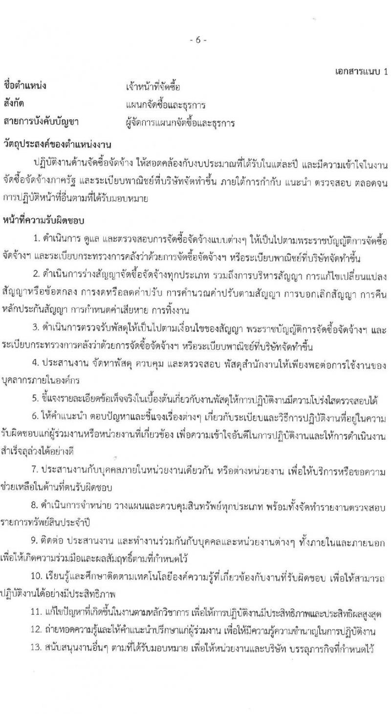 บริษัท เอสอาร์ที แอสเสท จำกัด รับสมัครบุคคลเพื่อบรรจุและแต่งตั้งเป็นพนักงาน 4 ตำแหน่ง 4 อัตรา (วุฒิ ป.ตรี ขึ้นไป) รับสมัครสอบทางอินเทอร์เน็ต ตั้งแต่วันที่ 26 ธ.ค. 2567 - 4 ม.ค. 2568 หน้าที่ 6