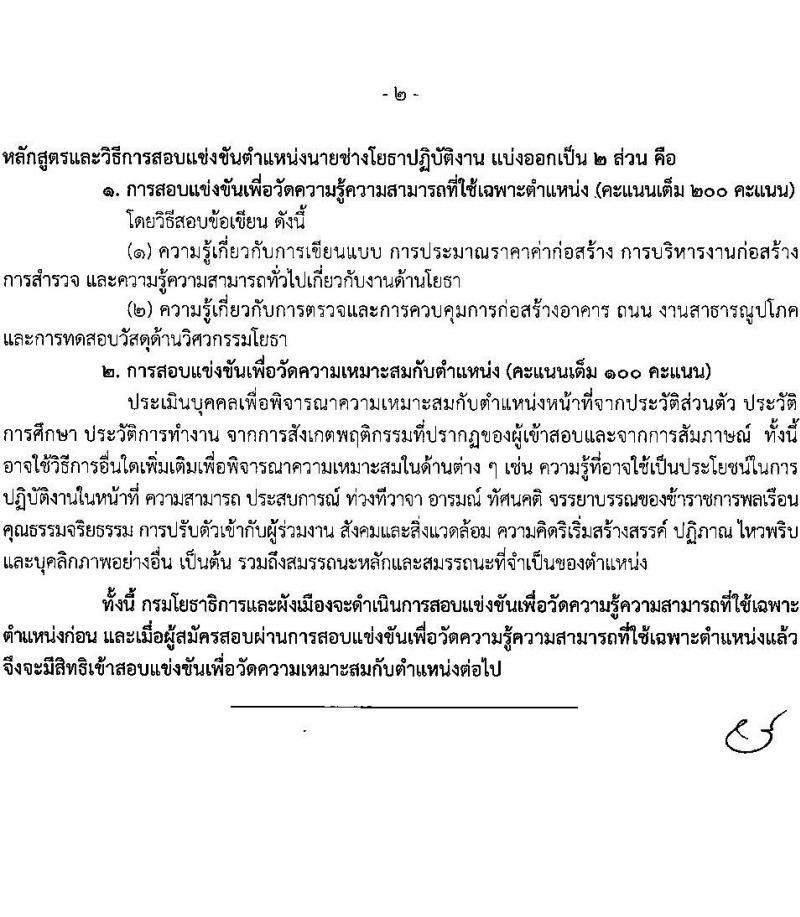 กรมโยธาธิการและผังเมือง รับสมัครสอบแข่งขันเพื่อบรรจุและแต่งตั้งบุคคลเข้ารับราชการ 6 ตำแหน่ง 68 อัตรา (วุฒิ ปวส.หรือเทียบเท่า ป.ตรี) รับสมัครสอบทางอินเทอร์เน็ต ตั้งแต่วันที่ 9-30 ม.ค. 2568 หน้าที่ 12