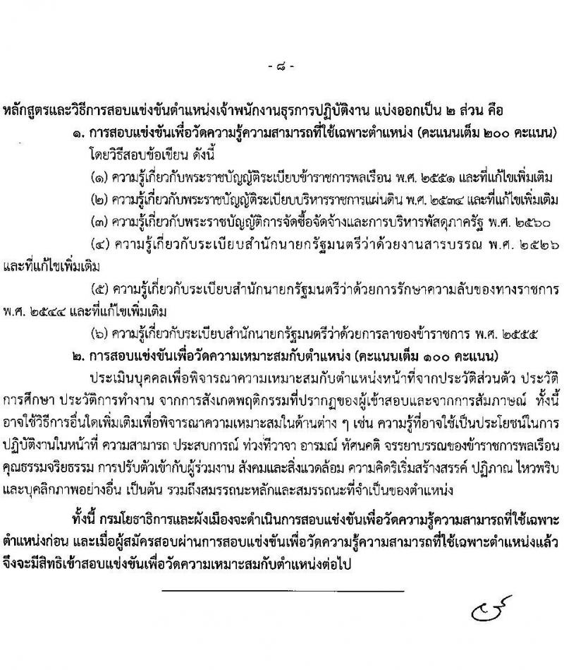 กรมโยธาธิการและผังเมือง รับสมัครสอบแข่งขันเพื่อบรรจุและแต่งตั้งบุคคลเข้ารับราชการ 6 ตำแหน่ง 68 อัตรา (วุฒิ ปวส.หรือเทียบเท่า ป.ตรี) รับสมัครสอบทางอินเทอร์เน็ต ตั้งแต่วันที่ 9-30 ม.ค. 2568 หน้าที่ 18