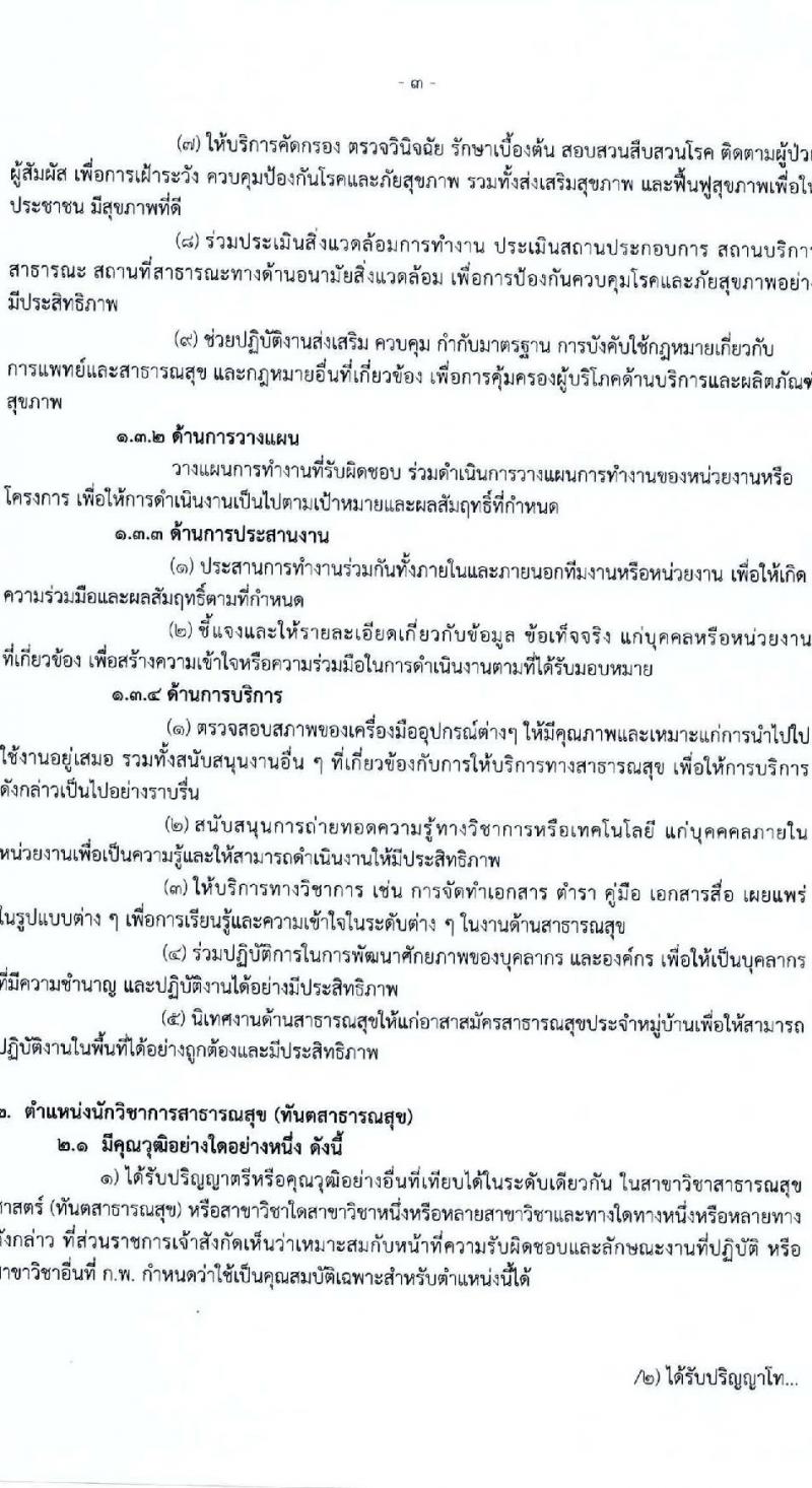 องค์การบริหารส่วนจังหวัดร้อยเอ็ด รับสมัครคัดเลือกบุคคลเพื่อเป็นลูกจ้างชั่วคราว 5 ตำแหน่ง 217 อัตรา (วุฒิ ปวช. ปวส. ป.ตรี) รับสมัครสอบด้วยตนเอง ตั้งแต่วันที่ 13-17 ม.ค. 2568 หน้าที่ 7