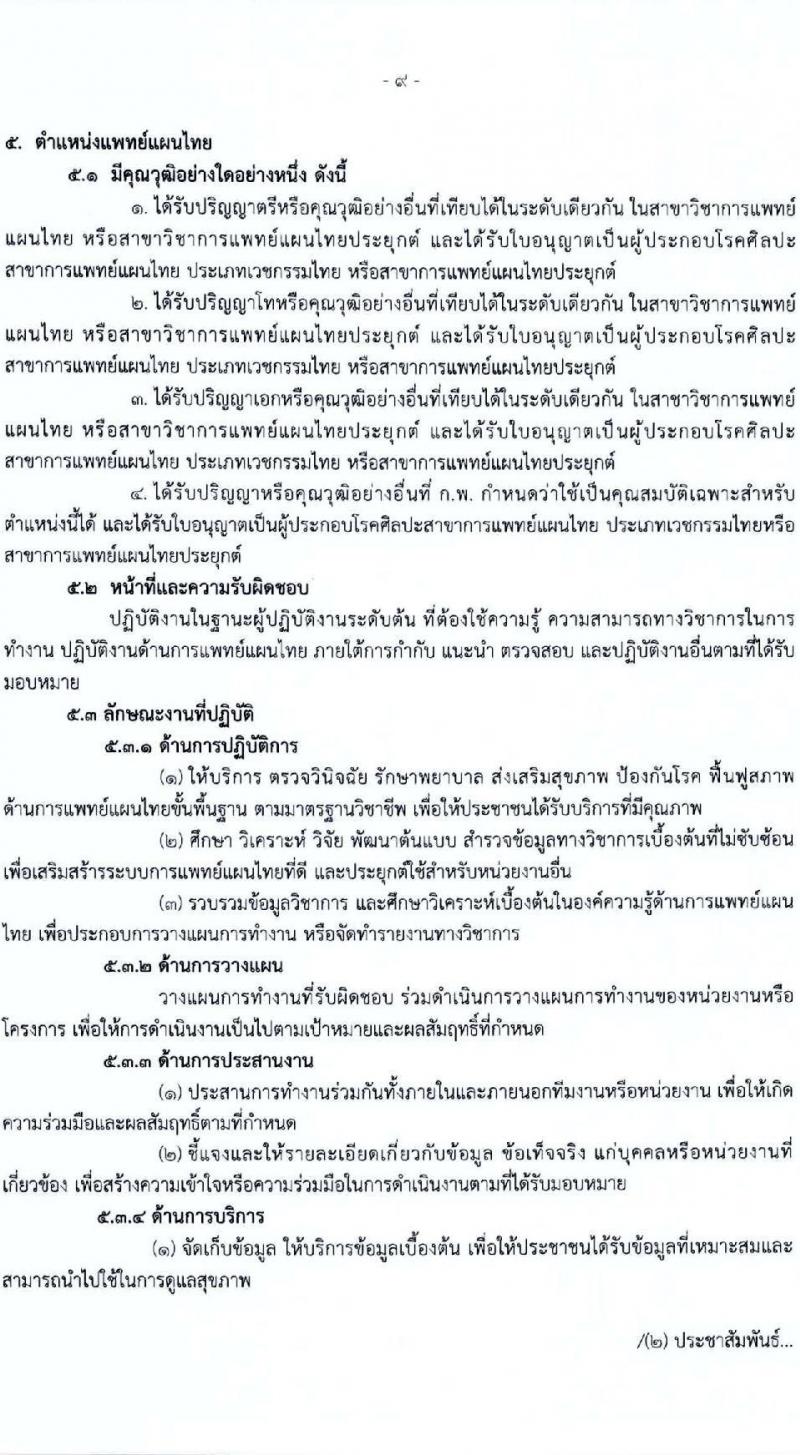 องค์การบริหารส่วนจังหวัดร้อยเอ็ด รับสมัครคัดเลือกบุคคลเพื่อเป็นลูกจ้างชั่วคราว 5 ตำแหน่ง 217 อัตรา (วุฒิ ปวช. ปวส. ป.ตรี) รับสมัครสอบด้วยตนเอง ตั้งแต่วันที่ 13-17 ม.ค. 2568 หน้าที่ 13