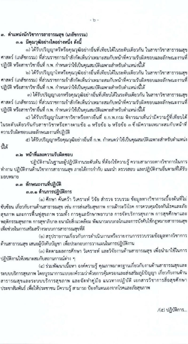 องค์การบริหารส่วนจังหวัดร้อยเอ็ด รับสมัครคัดเลือกบุคคลเพื่อเป็นลูกจ้างชั่วคราว 5 ตำแหน่ง 217 อัตรา (วุฒิ ปวช. ปวส. ป.ตรี) รับสมัครสอบด้วยตนเอง ตั้งแต่วันที่ 13-17 ม.ค. 2568 หน้าที่ 10