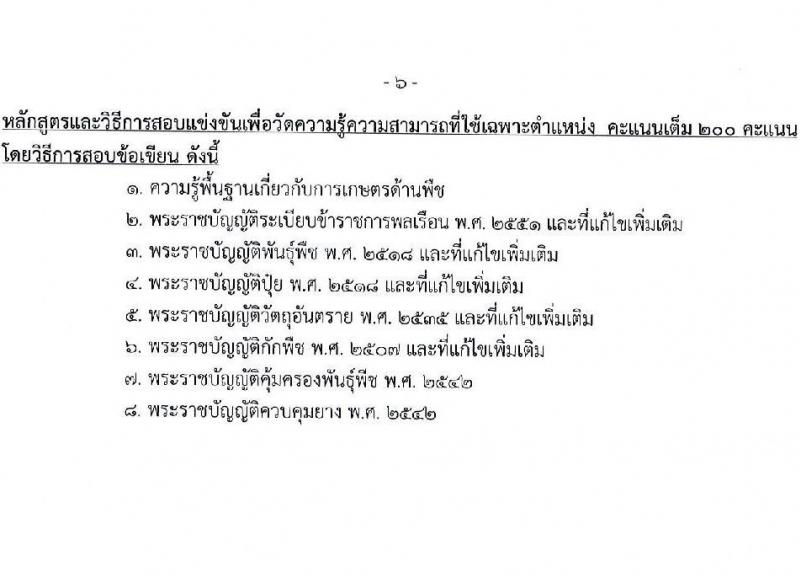 กรมวิชาการเกษตร รับสมัครสอบแข่งขันเพื่อบรรจุและแต่งตั้งบุคคลเข้ารับราชการ 3 ตำแหน่ง 9 อัตรา (วุฒิ ปวท. ปวส.) รับสมัครสอบทางอินเทอร์เน็ต ตั้งแต่วันที่ 20 ม.ค. - 7 ก.พ. 2568 หน้าที่ 12