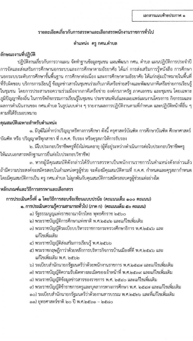 สำนักงานส่งเสริมการเรียนรู้ประจำจังหวัดนครพนม รับสมัครบุคคลเพื่อเลือกสรรเป็นพนักงานราชการ 2 ตำแหน่ง 2 อัตรา (วุฒิ ป.ตรี) รับสมัครสอบด้วยตนเอง ตั้งแต่วันที่ 20-24 ม.ค. 2568 หน้าที่ 9