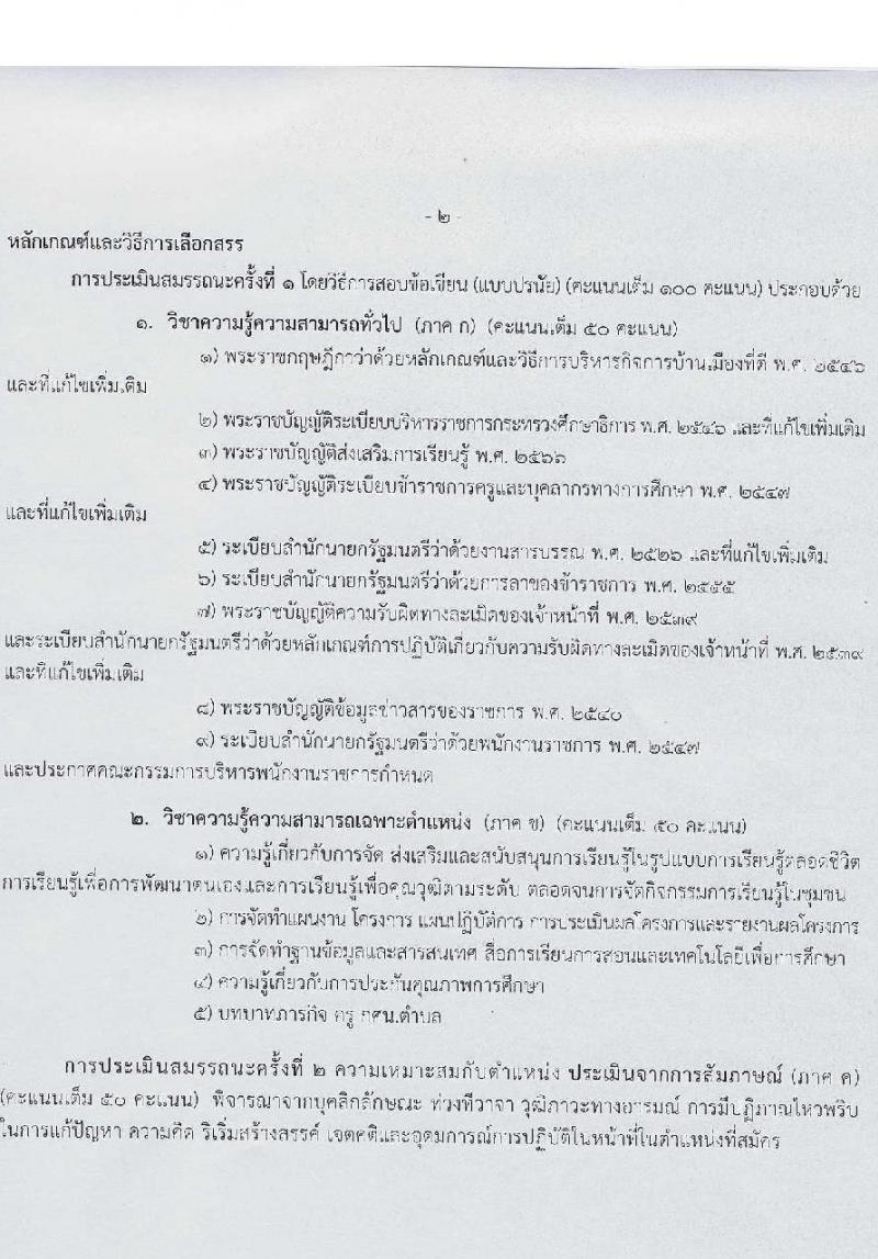 สำนักงานส่งเสริมการเรียนรู้ประจำจังหวัดนครราชสีมา รับสมัครบุคคลเพื่อเลือกสรรเป็นพนักงานราชการ 6 ตำแหน่ง 17 อัตรา (วุฒิ ป.ตรี) รับสมัครสอบด้วยตนเอง ตั้งแต่วันที่ 3-7 ก.พ. 2568 หน้าที่ 9