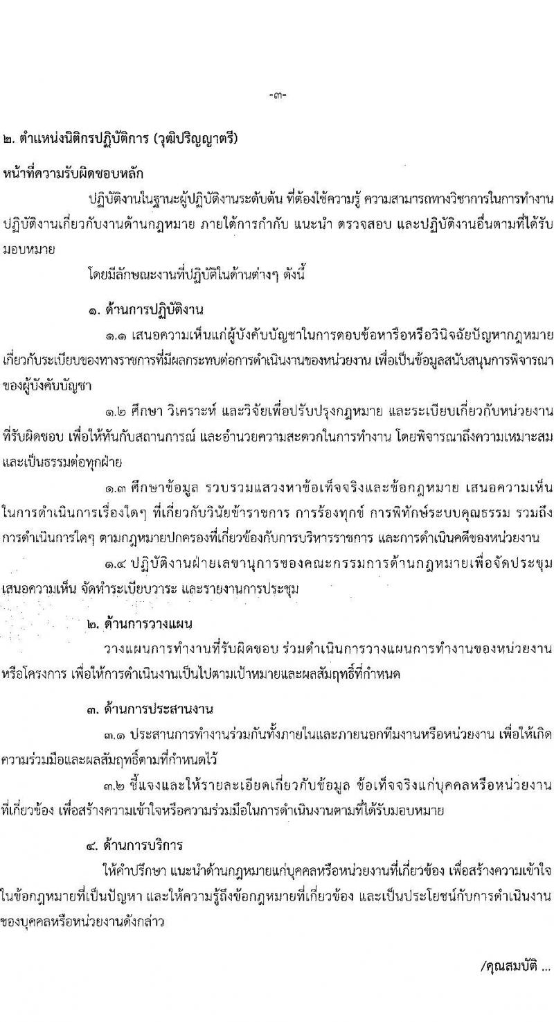 สำนักงานคณะกรรมการนโยบายรัฐวิสาหกิจ รับสมัครสอบแข่งขันเพื่อบรรจุและแต่งตั้งบุคคลเข้ารับราชการ 2 ตำแหน่ง ครั้งแรก 4 อัตรา (วุฒิ ป.ตรี) รับสมัครสอบทางอินเทอร์เน็ต ตั้งแต่วันที่ 3-24 ก.พ. 2568 หน้าที่ 10