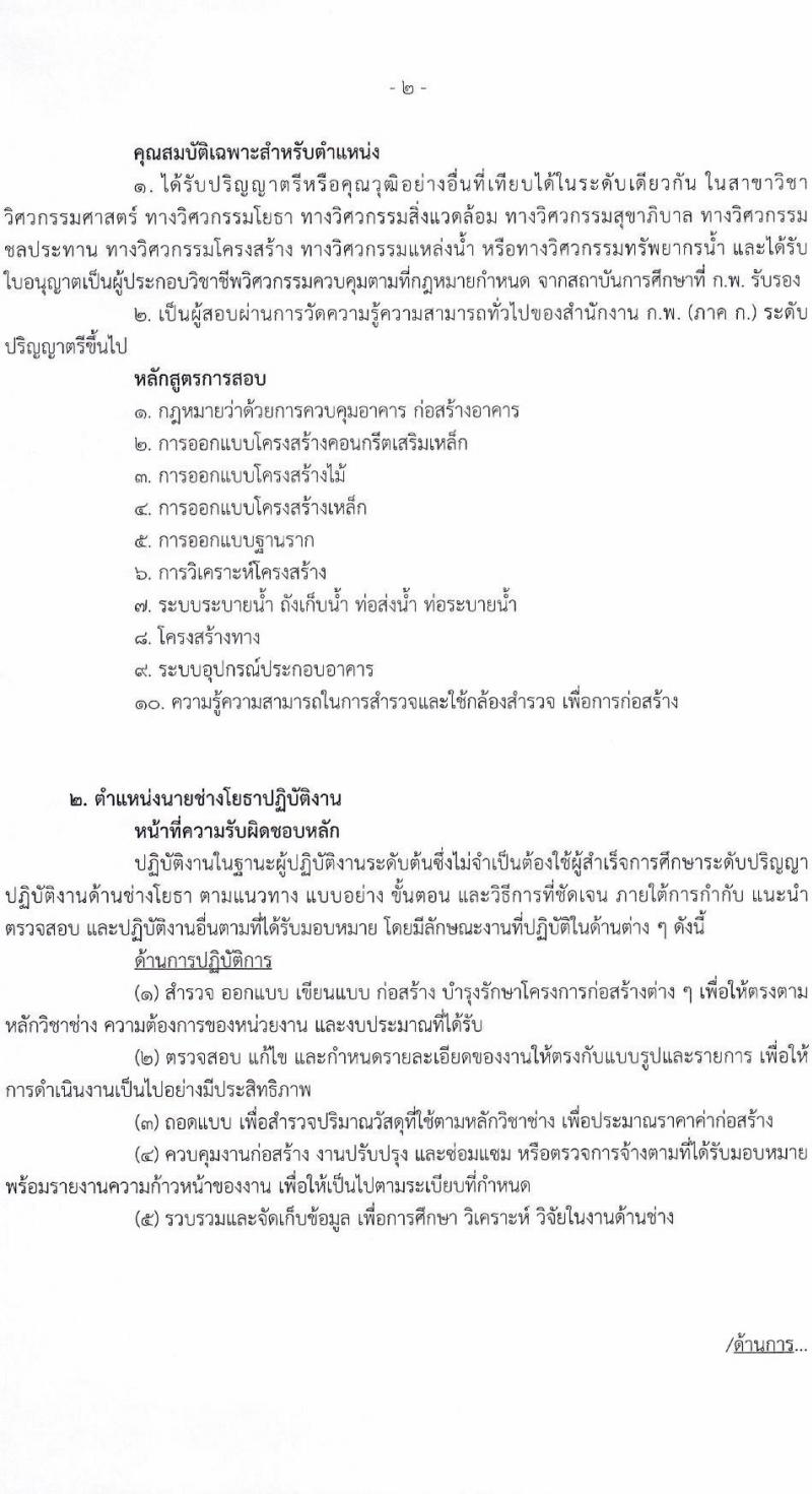กรมพลศึกษา รับสมัครสอบแข่งขันเพื่อบรรจุและแต่งตั้งบุคคลเข้ารับราชการ 4 ตำแหน่ง 4 อัตรา (วุฒิ ปวส.หรือเทียบเท่า ป.ตรี) รับสมัครสอบทางอินเทอร์เน็ต ตั้งแต่วันที่ 30-20 ก.พ. 2568 หน้าที่ 9