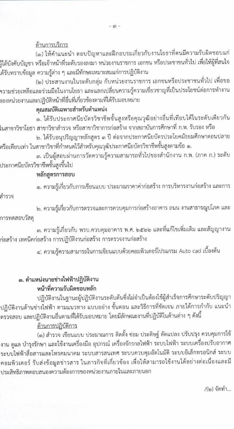 กรมพลศึกษา รับสมัครสอบแข่งขันเพื่อบรรจุและแต่งตั้งบุคคลเข้ารับราชการ 4 ตำแหน่ง 4 อัตรา (วุฒิ ปวส.หรือเทียบเท่า ป.ตรี) รับสมัครสอบทางอินเทอร์เน็ต ตั้งแต่วันที่ 30-20 ก.พ. 2568 หน้าที่ 10
