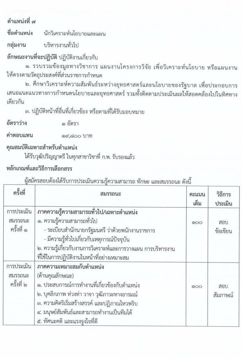 กรมการข้าว รับสมัครบุคคลเพื่อเลือกสรรเป็นพนักงานราชการ จำนวน 12 ตำแหน่ง 12 อัตรา (วุฒิ ปวช. ปวส.หรือเทียบเท่า ป.ตรี) รับสมัครสอบทางอินเทอร์เน็ต ตั้งแต่วันที่ 17-28 มี.ค. 2568 หน้าที่ 13