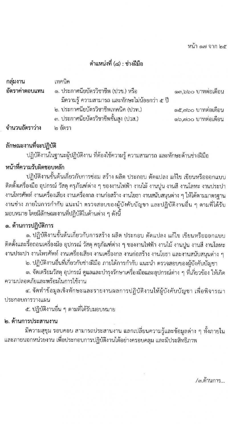 โรงพยาบาลตำรวจ รับสมัครบุคคลเพื่อเลือกสรรเป็นพนักงานราชการ จำนวน 12 ตำแหน่ง 19 อัตรา (วุฒิ ม.ต้น ม.ปลาย ปวช. ปวส. ป.ตรี) รับสมัครสอบด้วยตนเอง ตั้งแต่วันที่ 17-21 มี.ค. 2568 หน้าที่ 23