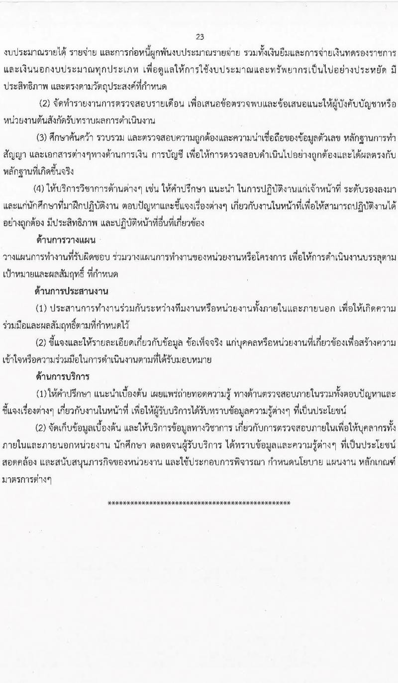 มหาวิทยาลัยสุโขทัยธรรมาธิราช รับสมัครบุคคลเพื่อบรรจุและแต่งตั้งเป็นพนักงาน จำนวน 125 อัตรา (วุฒิ ป.ตรี ป.โท) รับสมัครสอบทางอินเทอร์เน็ต ตั้งแต่วันที่ 14-28 มี.ค. 2568 หน้าที่ 23