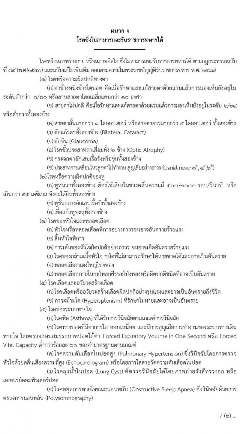 สำนักงานปลัดกระทรวงกลาโหม รับสมัครสอบแข่งขันเพื่อบรรจุและแต่งตั้งบุคคลเข้ารับราชการ ตำแหน่งนายทหารสัญญาบัตร ตำแหน่งนายทหารประทวน จำนวน 29 อัตรา (วุฒิ ม.ปลาย ปวช. ป.ตรี) รับสมัครสอบทางอินเทอร์เน็ต ตั้งแต่วันที่ 11 มี.ค. - 20 เม.ย. 2568 หน้าที่ 35