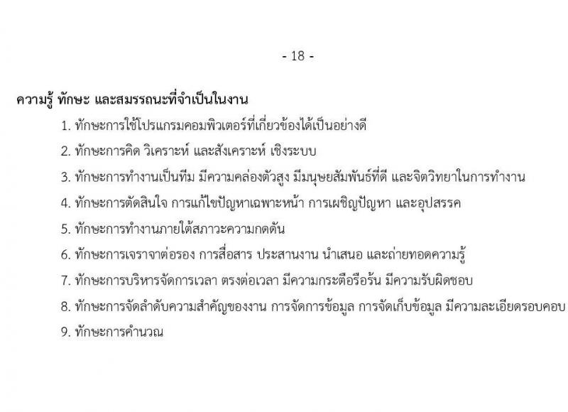 บริษัท เอสอาร์ที แอสเสท จำกัด รับสมัครบุคคลเพื่อบรรจุและแต่งตั้งเป็นพนักงาน จำนวน 7 ตำแหน่ง 9 อัตรา (วุฒิ ป.ตรี) รับสมัครสอบทางอินเทอร์เน็ต ตั้งแต่วันที่ 3 เม.ย. - 2 พ.ค. 2568 หน้าที่ 18