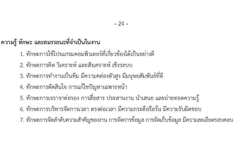 บริษัท เอสอาร์ที แอสเสท จำกัด รับสมัครบุคคลเพื่อบรรจุและแต่งตั้งเป็นพนักงาน จำนวน 7 ตำแหน่ง 9 อัตรา (วุฒิ ป.ตรี) รับสมัครสอบทางอินเทอร์เน็ต ตั้งแต่วันที่ 3 เม.ย. - 2 พ.ค. 2568 หน้าที่ 24