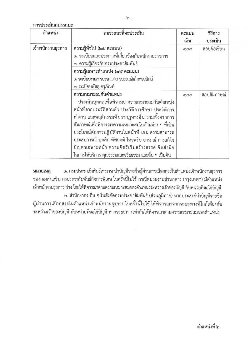 กรมประชาสัมพันธ์ รับสมัครบุคคลเพื่อเลือกสรรเป็นพนักงานราชการ ประจำปีงบประมาณ พ.ศ. 2568 จำนวน 39 อัตรา (วุฒิ ปวส. ป.ตรี) รับสมัครสอบทางอินเทอร์เน็ต ตั้งแต่วันที่ 18-29 เม.ย. 2568 หน้าที่ 9