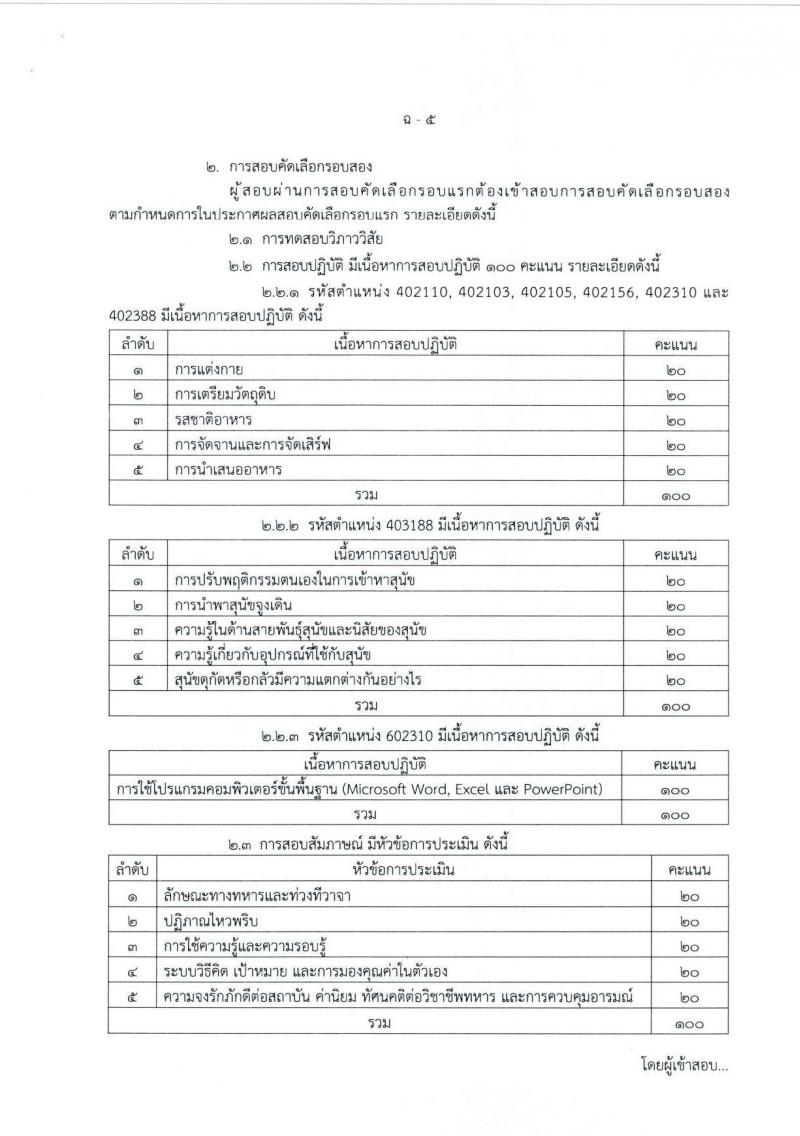 กองทัพอากาศ รับสมัครสอบแข่งขันเพื่อบรรจุและแต่งตั้งบุคคลเข้ารับราชการ จำนวน 25 อัตรา (วุฒิ ม.ปลาย ปวส.) รับสมัครสอบทางอินเทอร์เน็ต ตั้งแต่วันที่ 18 เม.ย. - 18 พ.ค. 2568 หน้าที่ 22