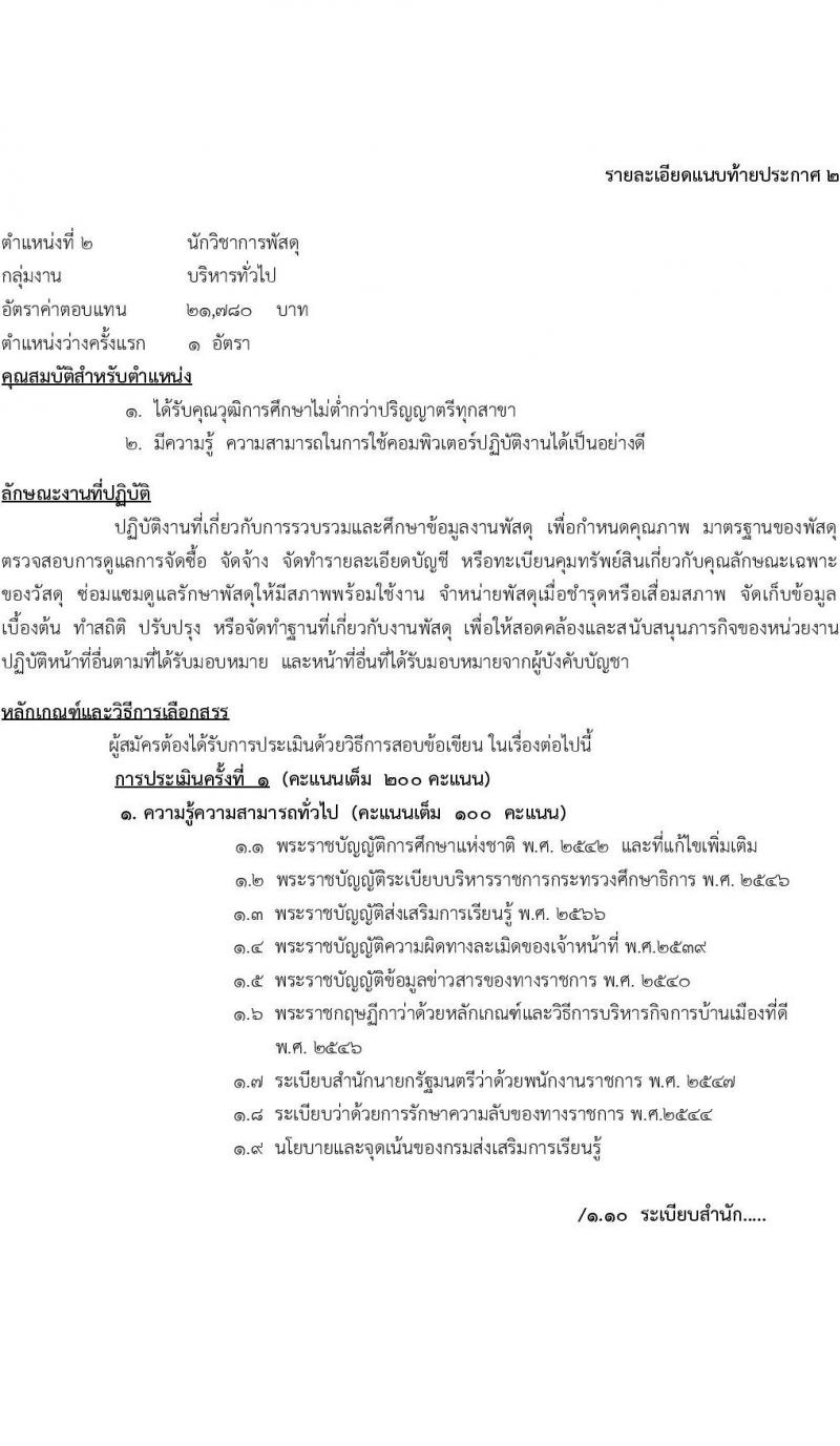 สำนักงานส่งเสริมการเรียนรู้ประจำจังหวัดอุตรดิตถ์ เปิดสอบพนักงานราชการ 2568 รับสมัคร 28 เม.ย. - 2 พ.ค. 2568 หน้าที่ 9