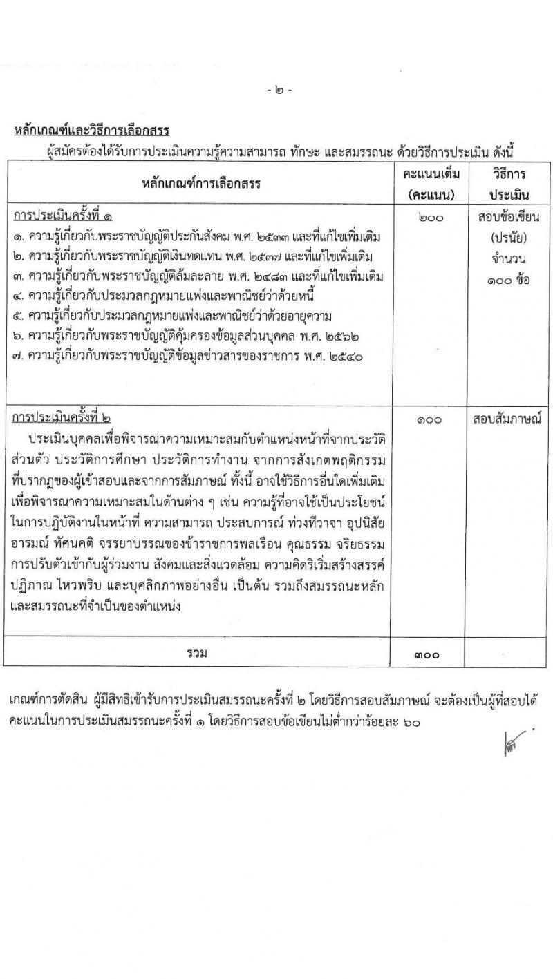 สำนักงานประกันสังคม เปิดสอบพนักงานราชการ 2568 รับสมัคร  20 พ.ค. - 4 มิ.ย. 2568 รูปที่ 8