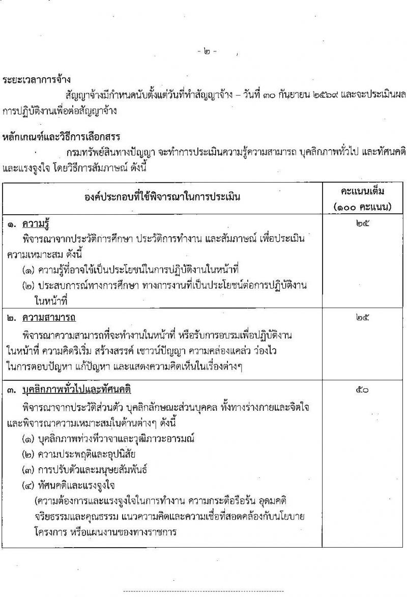 กรมทรัพย์สินทางปัญญา เปิดสอบพนักงานราชการ (ผู้พิการ) 2568 รับสมัคร 14 พ.ค. - 4 มิ.ย. 2568 รูปที่ 7
