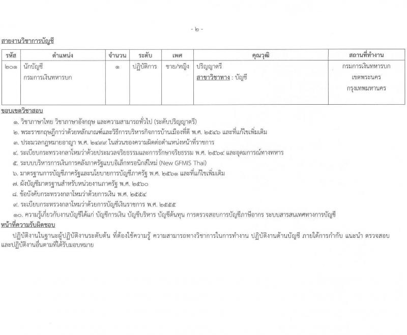 กรมการเงินทหารบก เปิดสอบบรรจุเข้ารับราชการ 2568 รับสมัคร 29 พ.ค. - 10 มิ.ย. 2568 รูปที่ 9