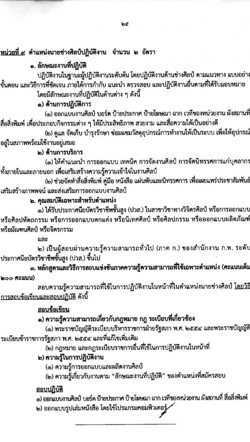 สำนักงานเลขาธิการวุฒิสภา เปิดสอบบรรจุเข้ารับราชการ 2568 รับสมัคร 14 พ.ค. - 13 มิ.ย. 2568 รูปที่ 26