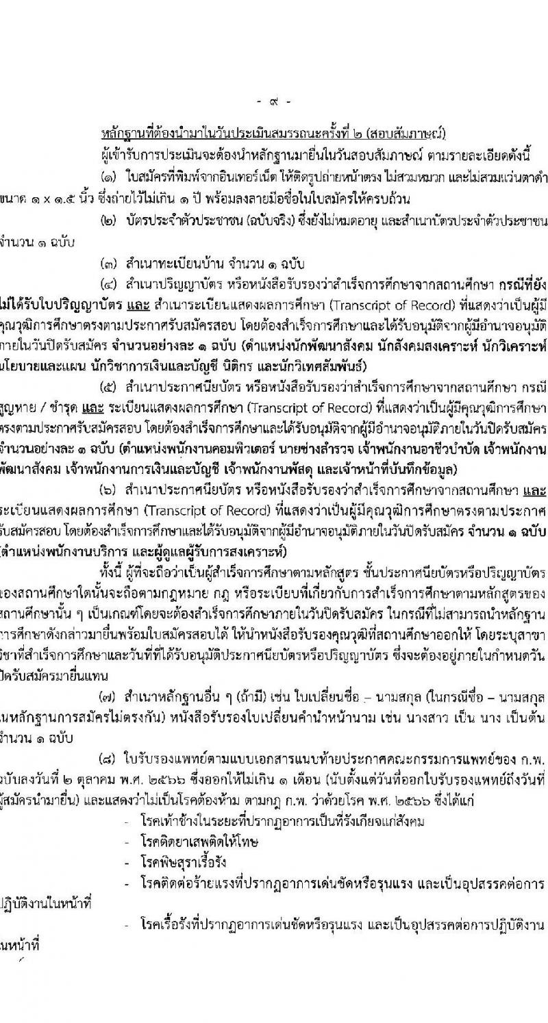 กรมพัฒนาสังคมและสวัสดิการ เปิดสอบพนักงานราชการ 2568 รับสมัครตั้งแต่ 16-20 มิ.ย. 2568 รูปที่ 9