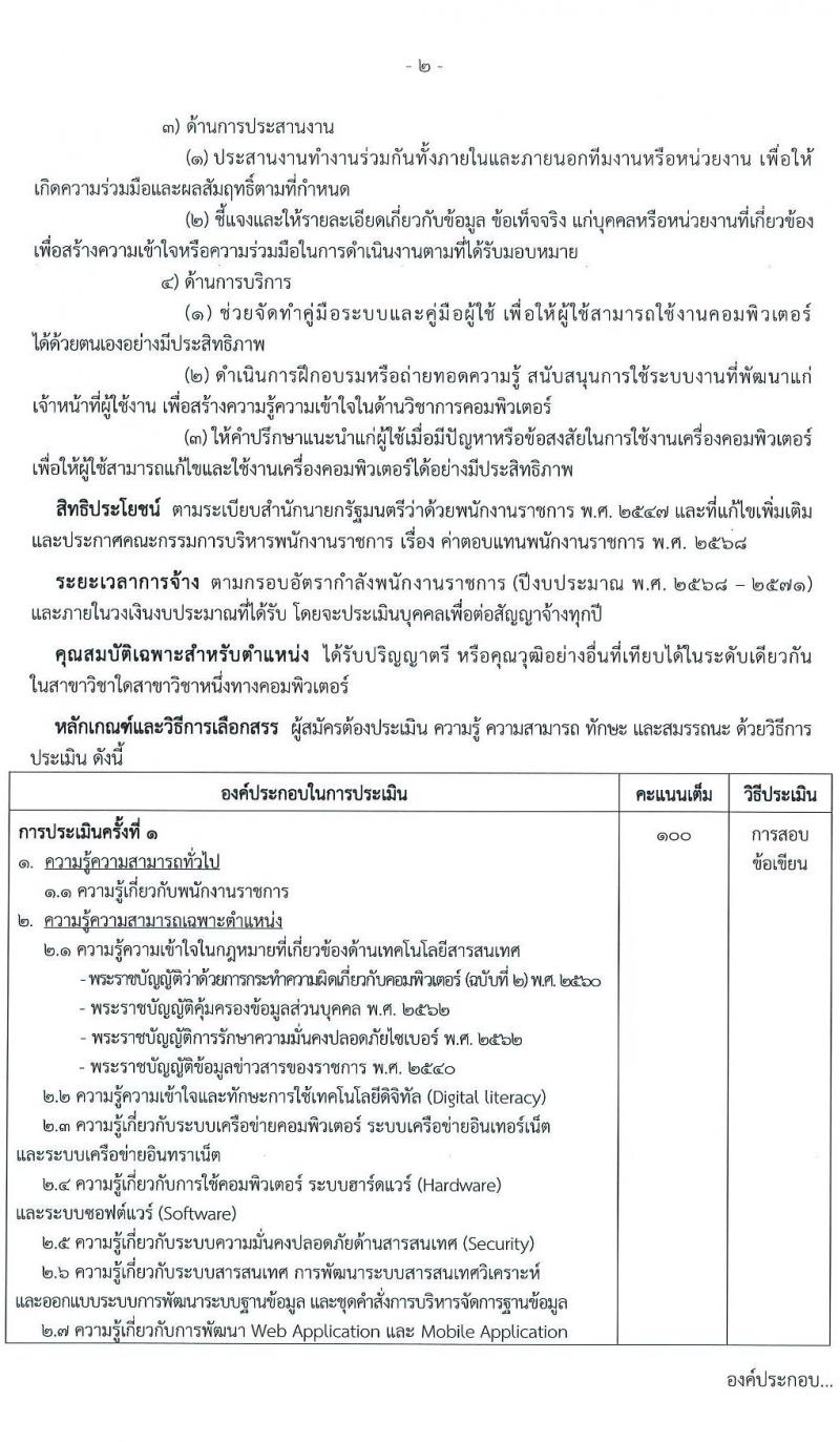 กรมตรวจบัญชีสหกรณ์ เปิดสอบพนักงานราชการ 2568 รับสมัครตั้งแต่18-27 มิ.ย. 2568 รูปที่ 7