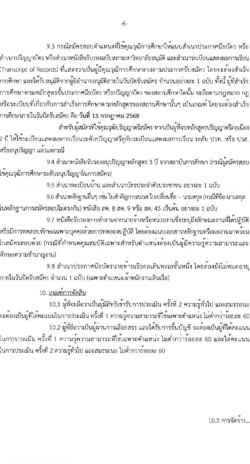 กรมศิลปากร เปิดสอบพนักงานราชการ 2568 รับสมัครตั้งแต่ 25 มิ.ย. - 15 ก.ค. 2568 รูปที่ 6