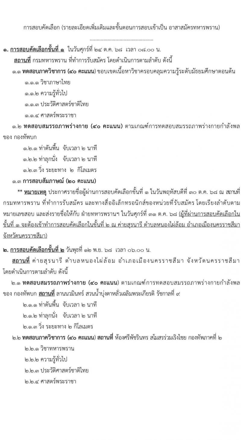 กองทัพภาคที่ 2 เปิดสอบพนักงาน รับสมัครตั้งแต่ 1-20 ต.ค. 2568 รูปที่ 5