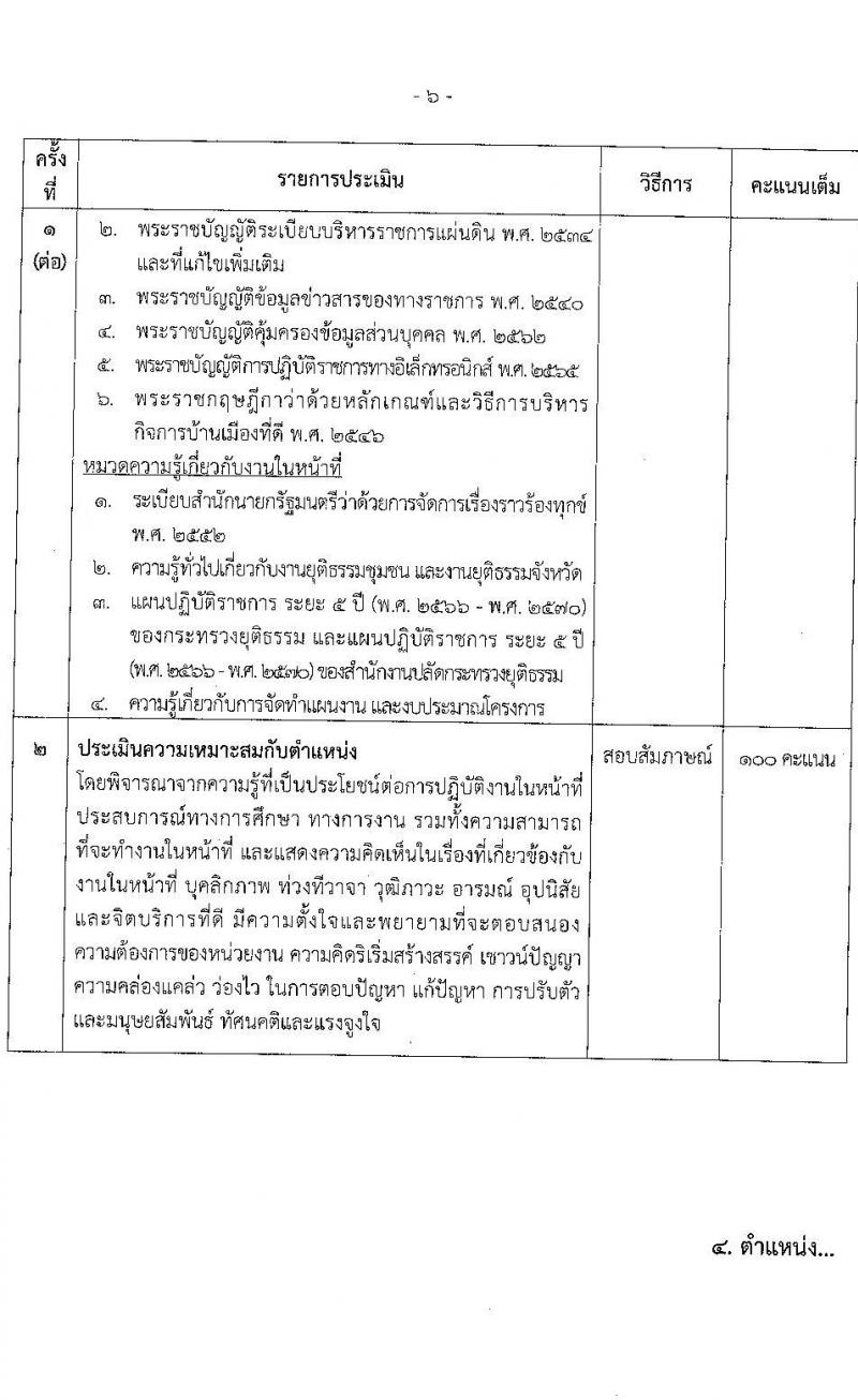 สำนักงานปลัดกระทรวงยุติธรรม เปิดสอบลูกจ้างชั่วคราว รับสมัครตั้งแต่ 24 พ.ย. - 9 ธ.ค. 2568 รูปที่ 11