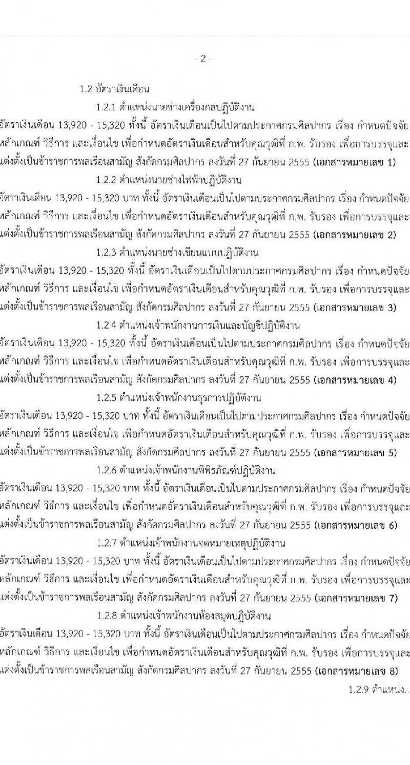 กรมศิลปากร เปิดสอบบรรจุเข้ารับราชการ รับสมัครตั้งแต่ 3-29 ธ.ค. 2568 รูปที่ 2