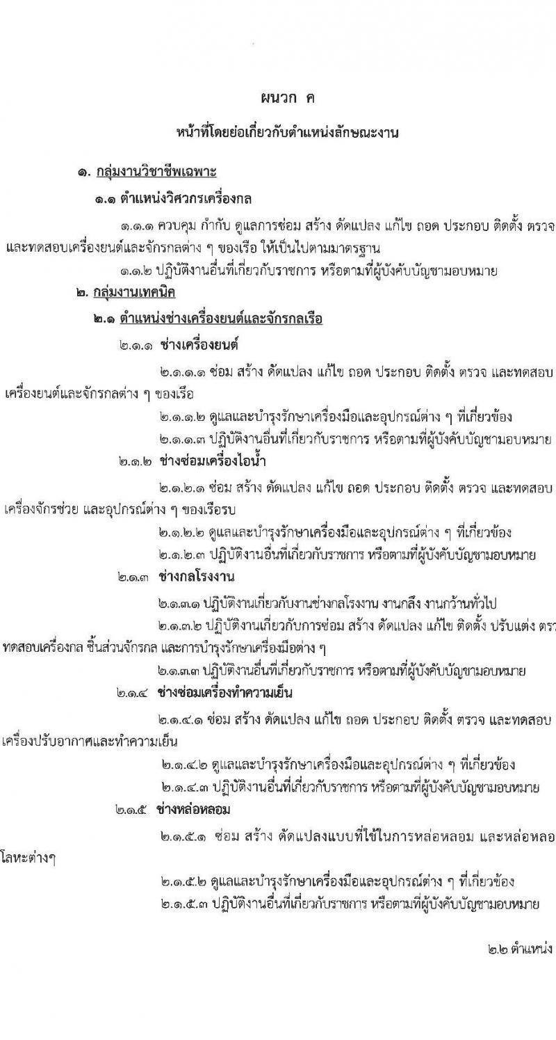 กรมอู่ทหารเรือ เปิดสอบพนักงานราชการ รับสมัครตั้งแต่ 20-26 ม.ค. 2569 รูปที่ 13
