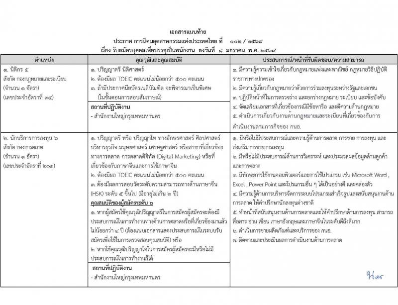 การนิคมอุตสาหกรรมแห่งประเทศไทย เปิดสอบพนักงาน รับสมัครตั้งแต่ 16-30 ม.ค. 2569 รูปที่ 6