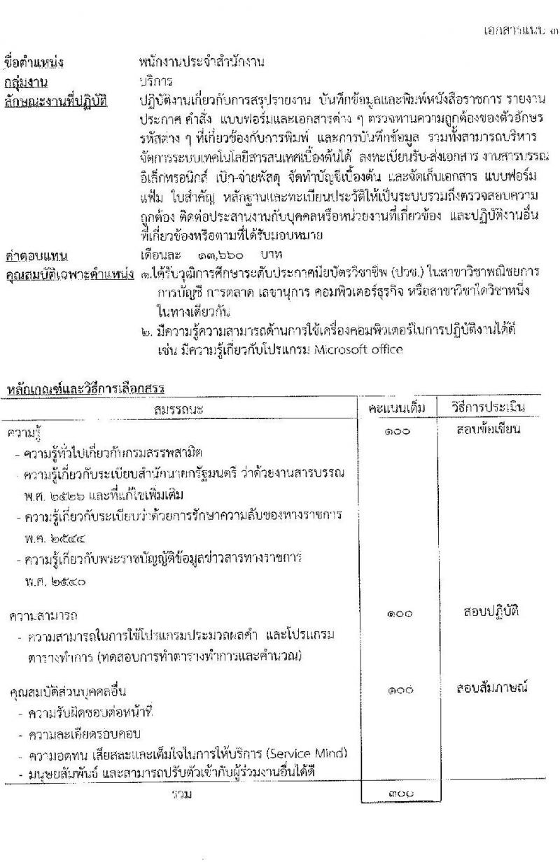 เอกสารแนบ กรมสรรพสามิต เปิดสอบพนักงานราชการ รับสมัครตั้งแต่ 18-22 พ.ค. 2569 รูปที่ 3